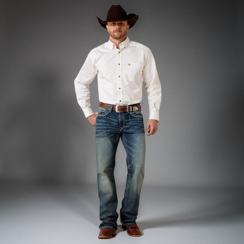 “ Coltrane “ ARIAT BOOTCUT MEN JEAN M4 LIGHT WASH 10017511