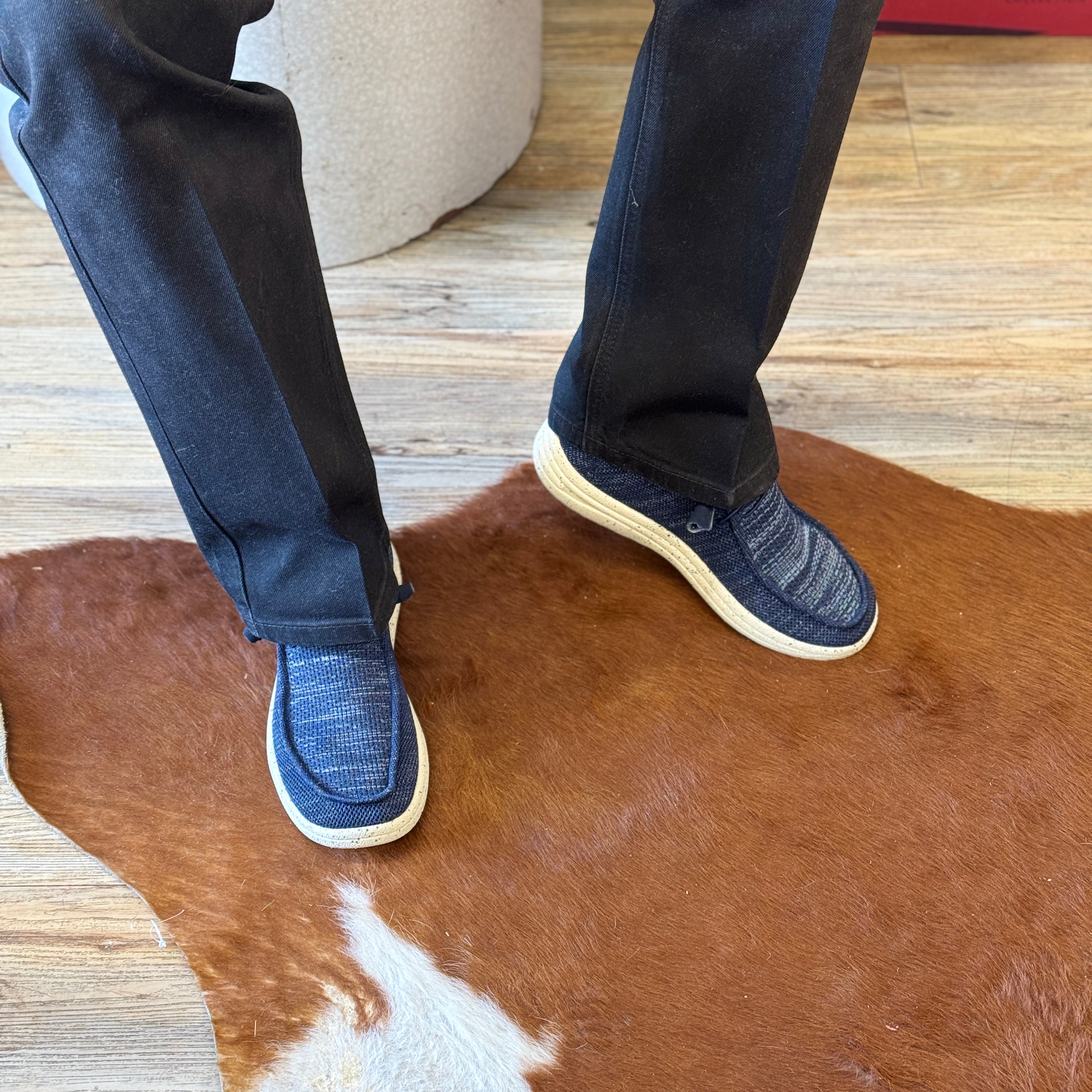 “ MICHAEL “ | NAVY MEN'S CASUAL CANVAS SHOE EM2034