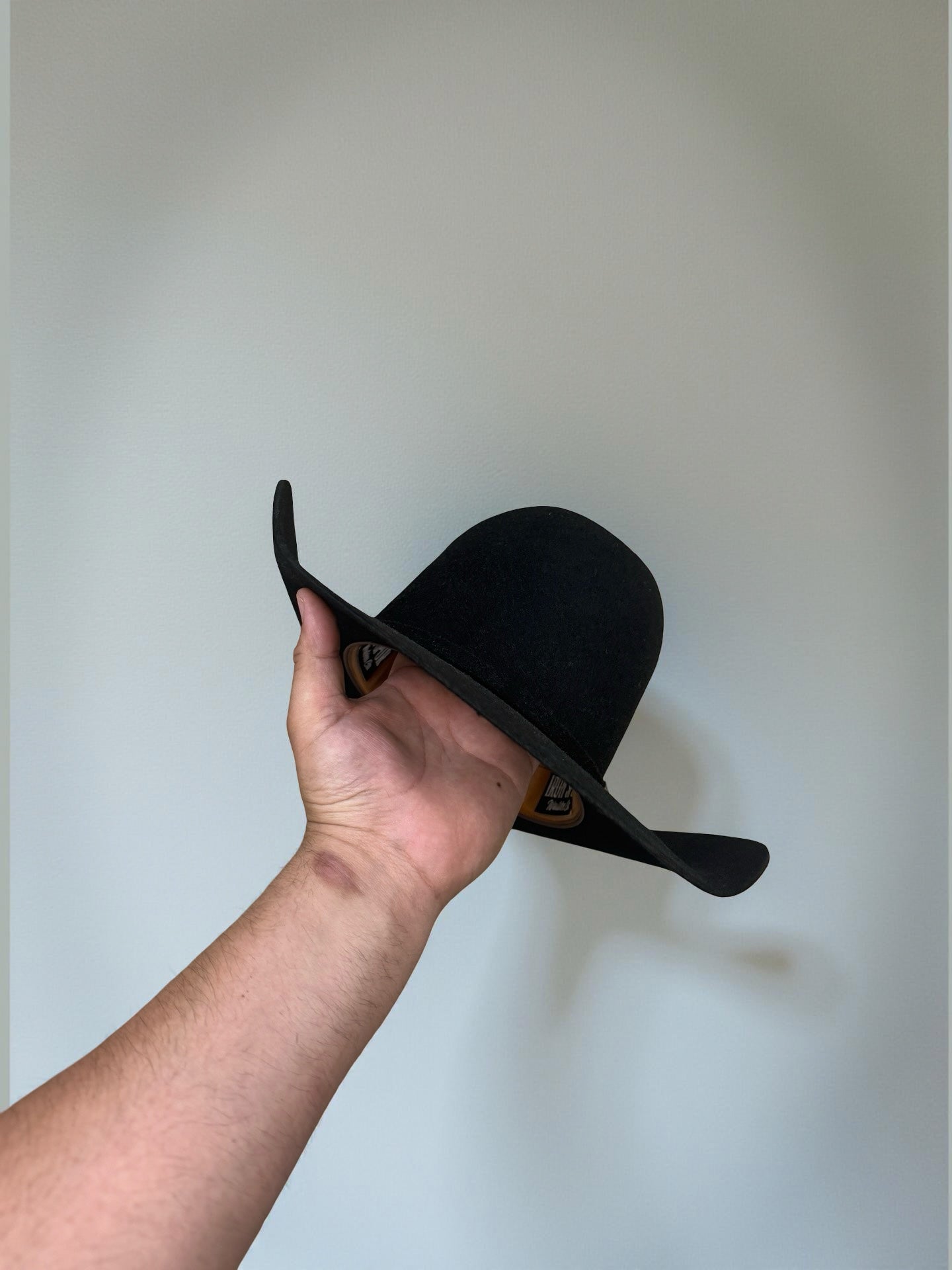 4X BLACK | IRON SPUR ™️ WOOL HAT CROWN 6” BRIM 4 1/4 “