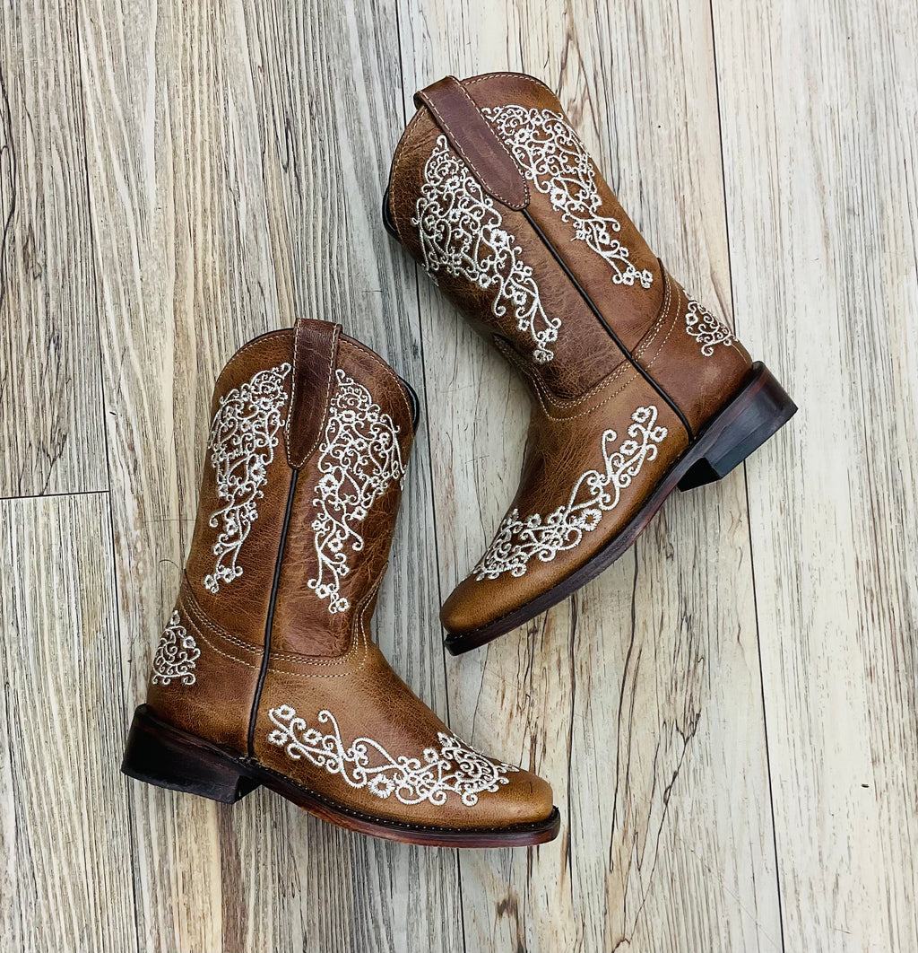 SQUARE TOE BOOTS