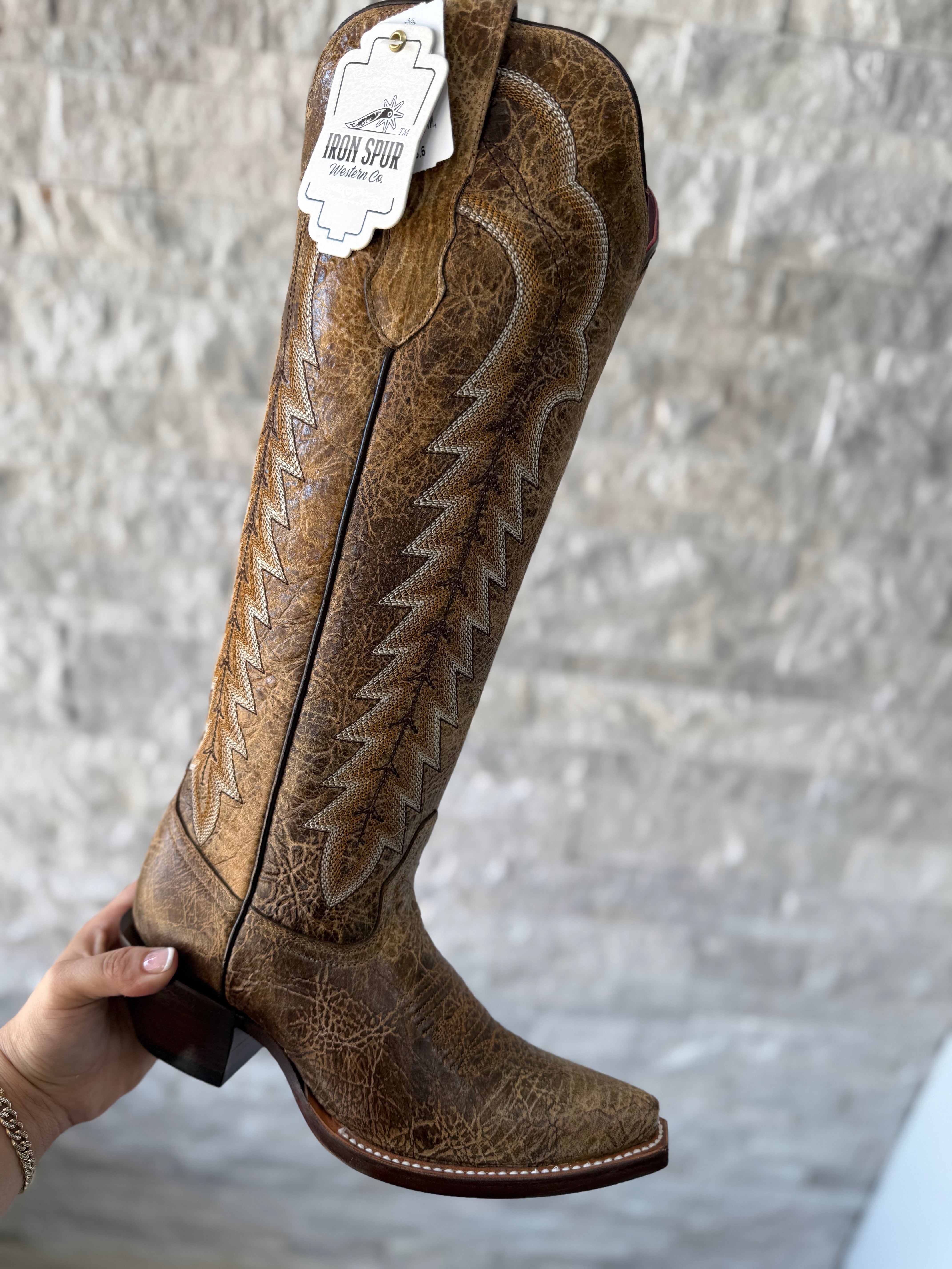 AILANI IRON SPUR BOOTS | CRYSTAL HONEY