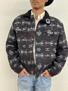 “ Logan “ | WRANGLER VINTAGE BLACK GRIZZLY WESTERN JACKET 74250SB