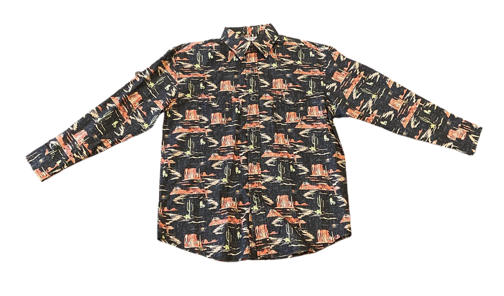 BOY’S ROCK N ROLL BUTTON UP (B8S8103)