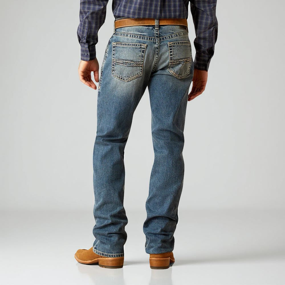 MENS ARIAT M2 TRADITIONAL RELAXED WASH: DAKOTA JEANS |10051878 M2