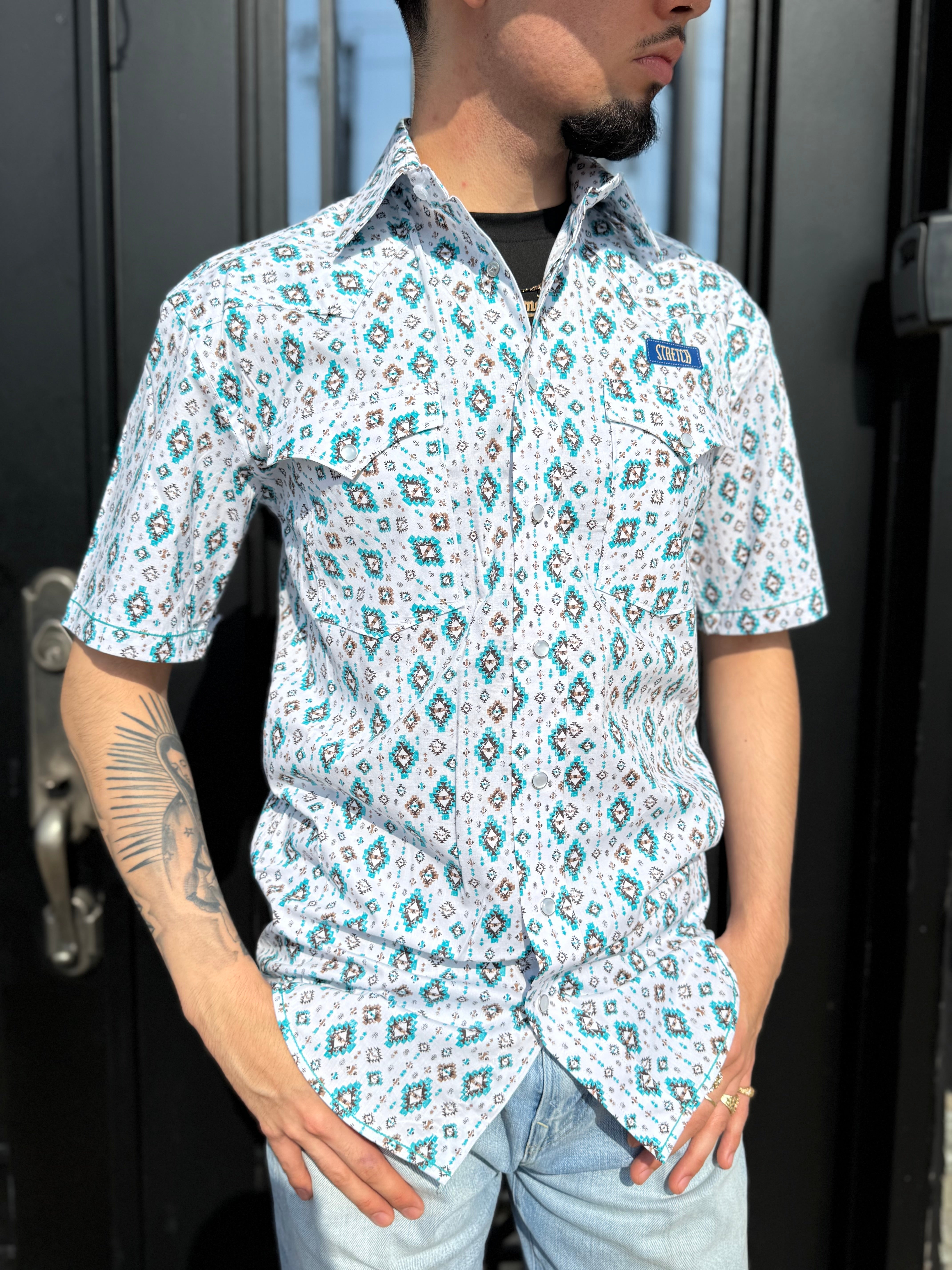 MEN’S PANHANDLE SLIM SHORT SLEEVE TURQUOISE SHIRT | RMN3S05682