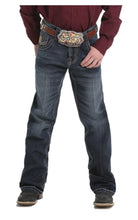 Load image into Gallery viewer, “ Abraham “ | Cinch Kids Bootcut Jeans Dark Wash MB16642003