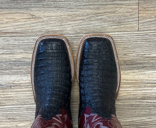 Load image into Gallery viewer, ‘’ETHAN’’ MENS ANDERSON BEAN BLACK LUX CAIMAN BOOTS | 338166