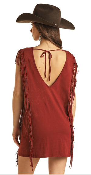 ROCK & ROLL WOMENS DESERT RODEO GRAPHIC MINI DRESS | BWD0R02688