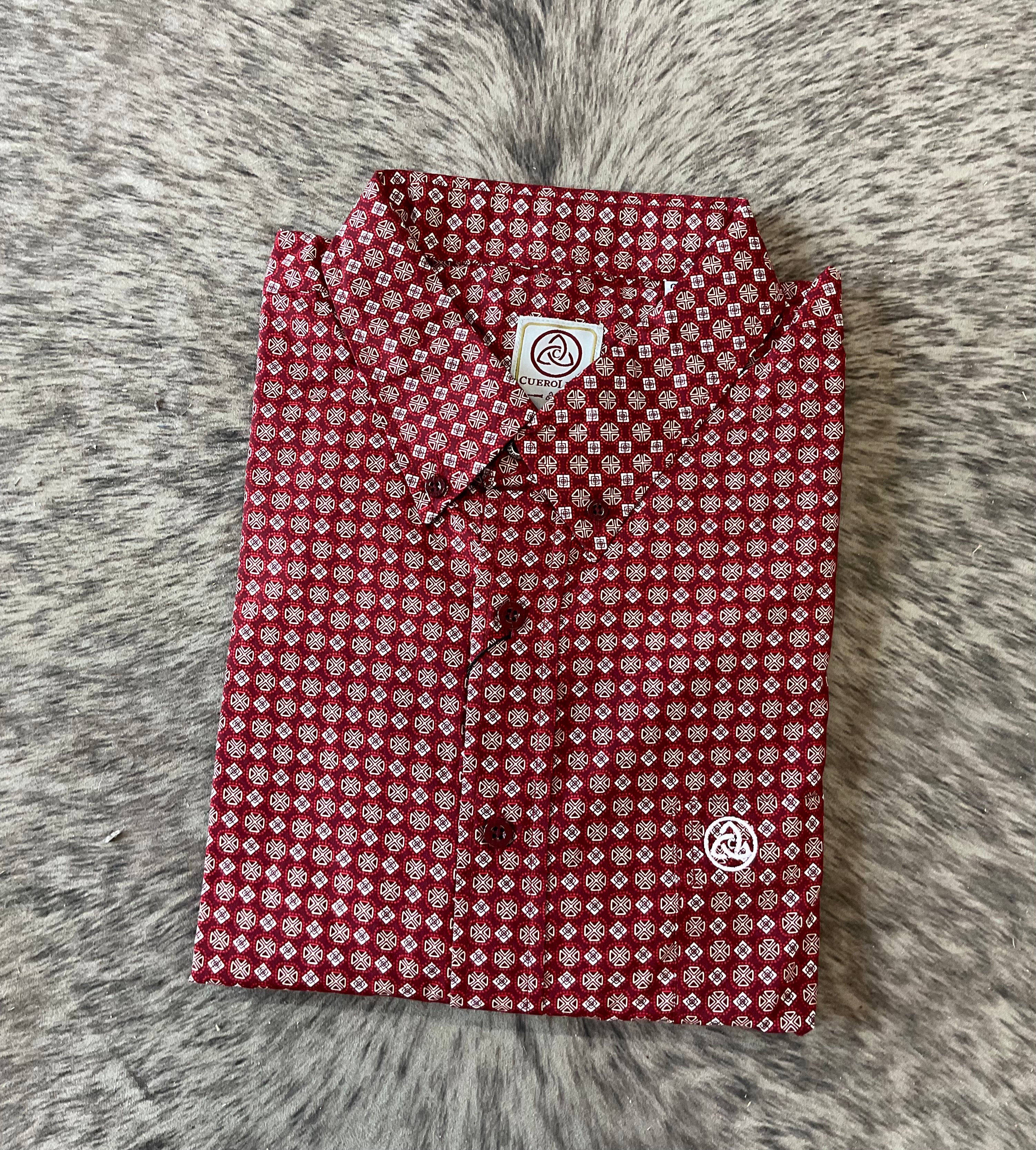 ‘’OLIVER’’| MENS RED WESTERN SHIRT