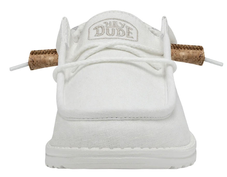 Mens hey dude Wally Break Stitch White | 40015-100