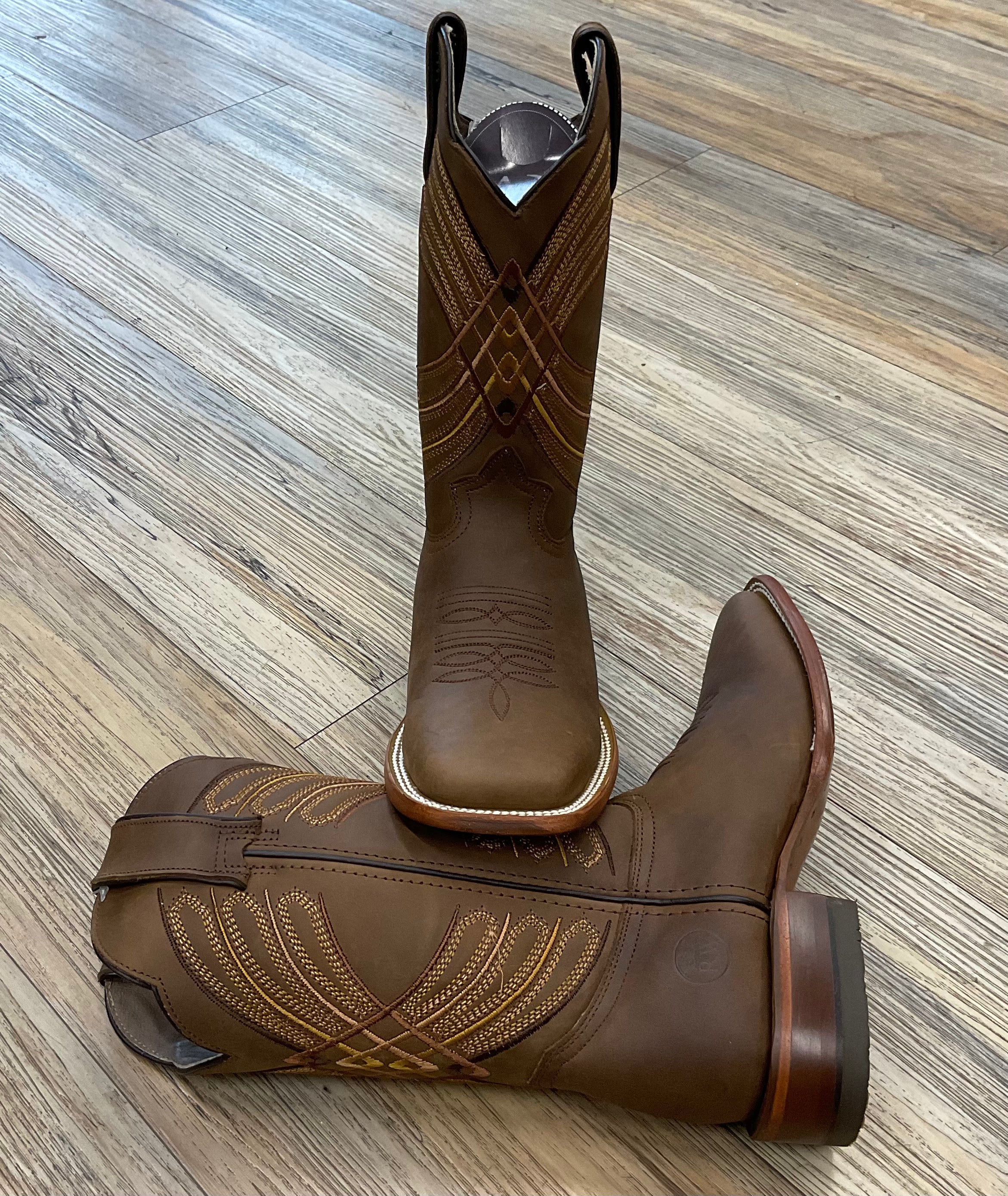 ‘’ADAM’’ MENS CRAZY THANG CHOCOLATE BOOTS