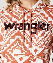 Load image into Gallery viewer, WOMEN&#39;S WRANGLER BOLD LOGO CINCHED HOODIE IN GINGER SPICE|112335652