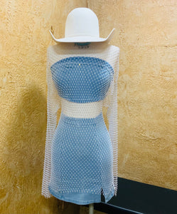 ‘’ROSIE’’ FISHNET DRESS