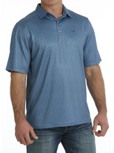 Load image into Gallery viewer, Men’s cinch ARENAFLEX blue polo | MTK1863034
