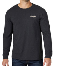 Load image into Gallery viewer, Wrangler® Men&#39;s Long Sleeve Caviar Heather Graphic Shirt  | 112319282