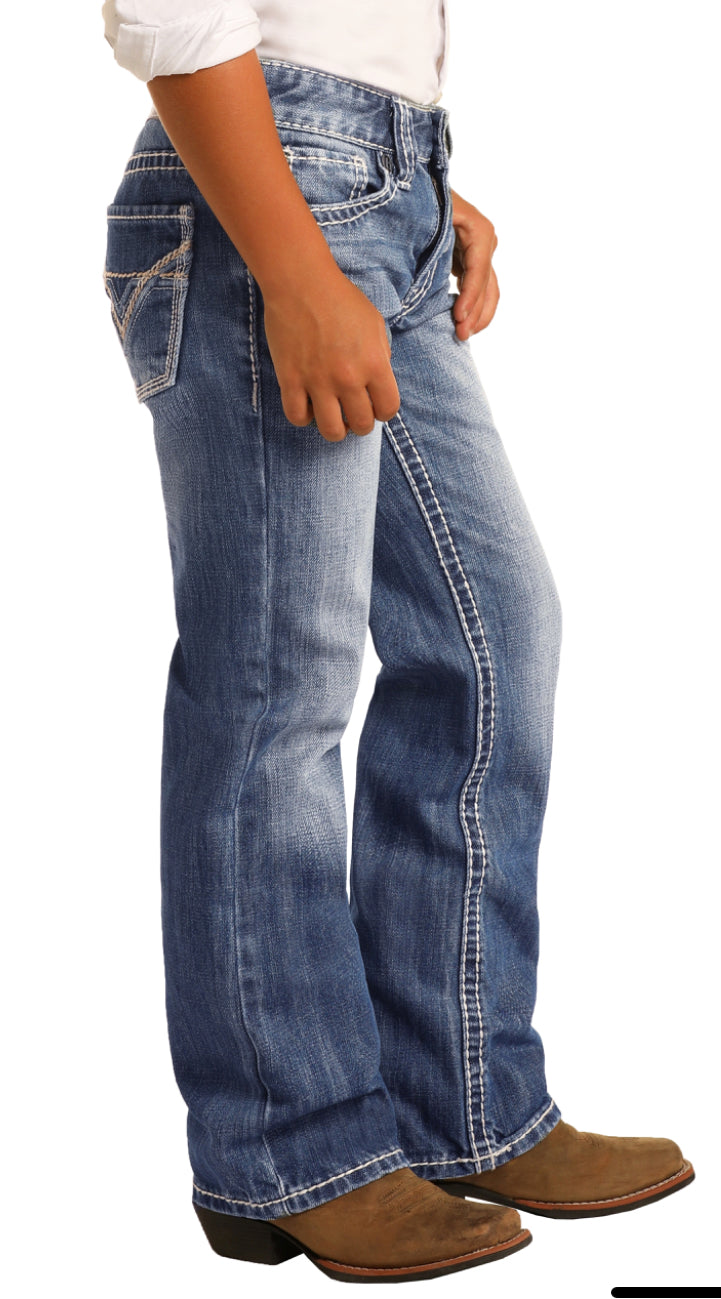 BOY'S ROCK ROLL JEANS (BB-9576)