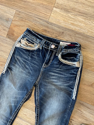 “ NICOLE “ | Womens Western Jeans Stone rhinestone| RA-9320