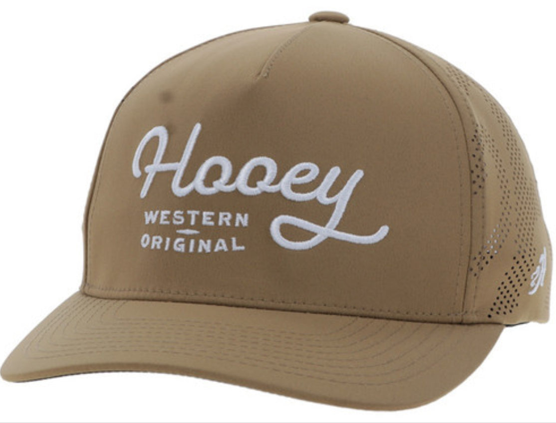 HOOEY YOUTH TAN & WHITE TRUCKER CAP | 2560T-TN-Y