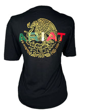 Load image into Gallery viewer, MEN’S ARIAT MEXICO FLAG LOCKUP BLACK T-SHIRT | 10051697