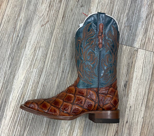 MEN’S WESTERN BOOT FISH PRINTED SHEDRON