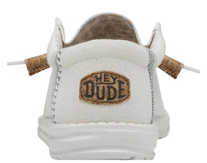 Mens hey dude Wally Break Stitch White | 40015-100