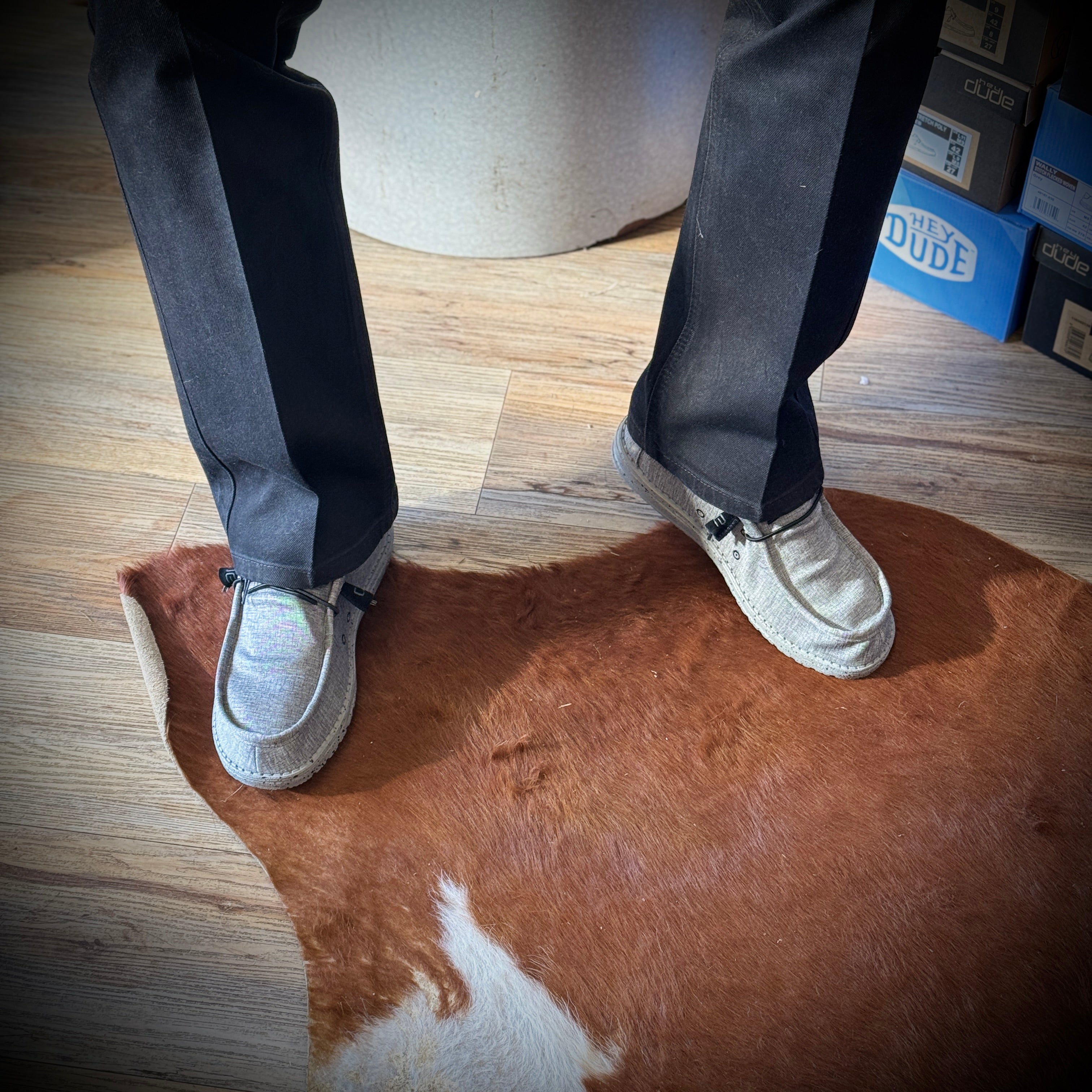 “ STEEL  “ | HEY DUDE MEN SHOES GREY 111163200