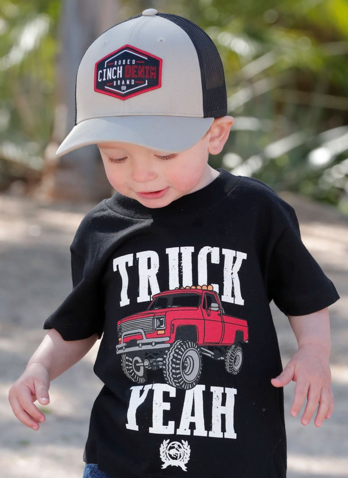 CINCH TODDLER TRUCK YEEAH TEE BLACK | MTT7671089