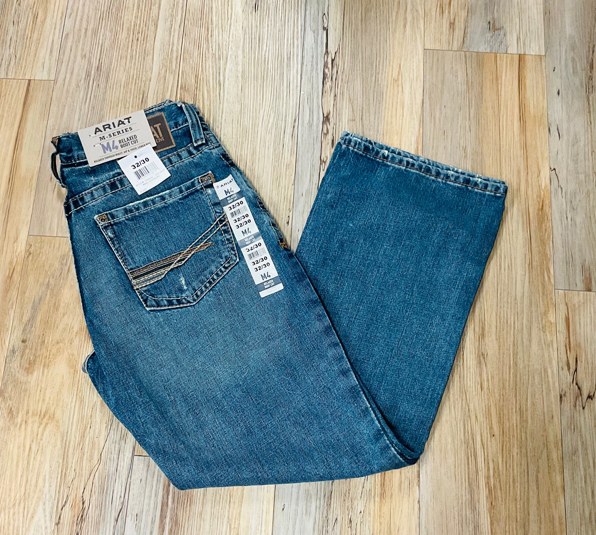 Mens Ariat  M4 Relaxed  Boot Cut Jeans | 10008403 M4