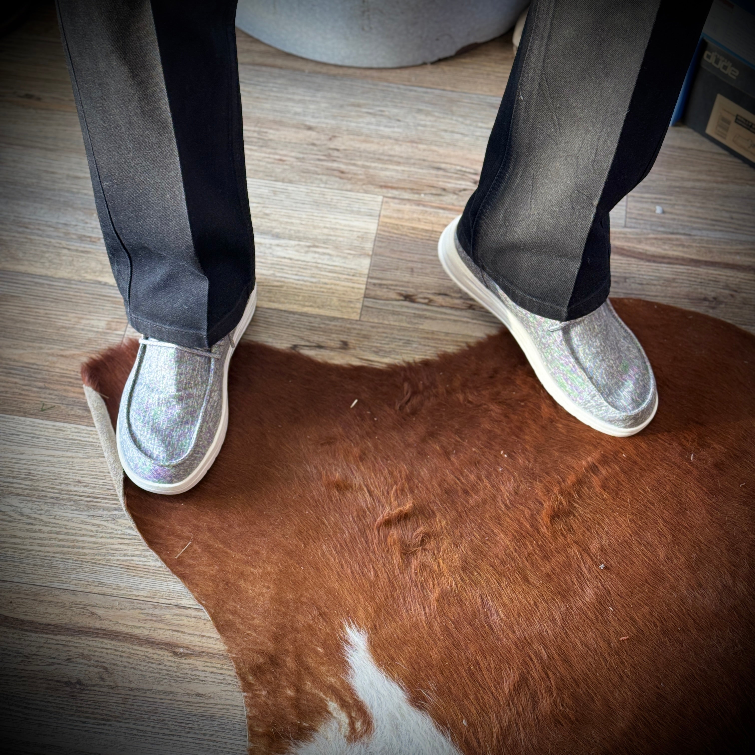 “ Chambray Grey  “ | HEY DUDE MEN SHOES GREY PAUL  (112293059)