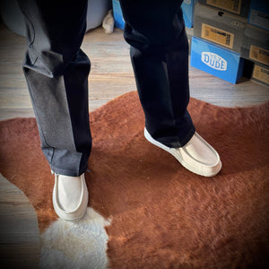 “ PAUL “ | MENS HEY DUDE STRETCH SLIP ON SHOE LIGHT WHITE 40013-2AT