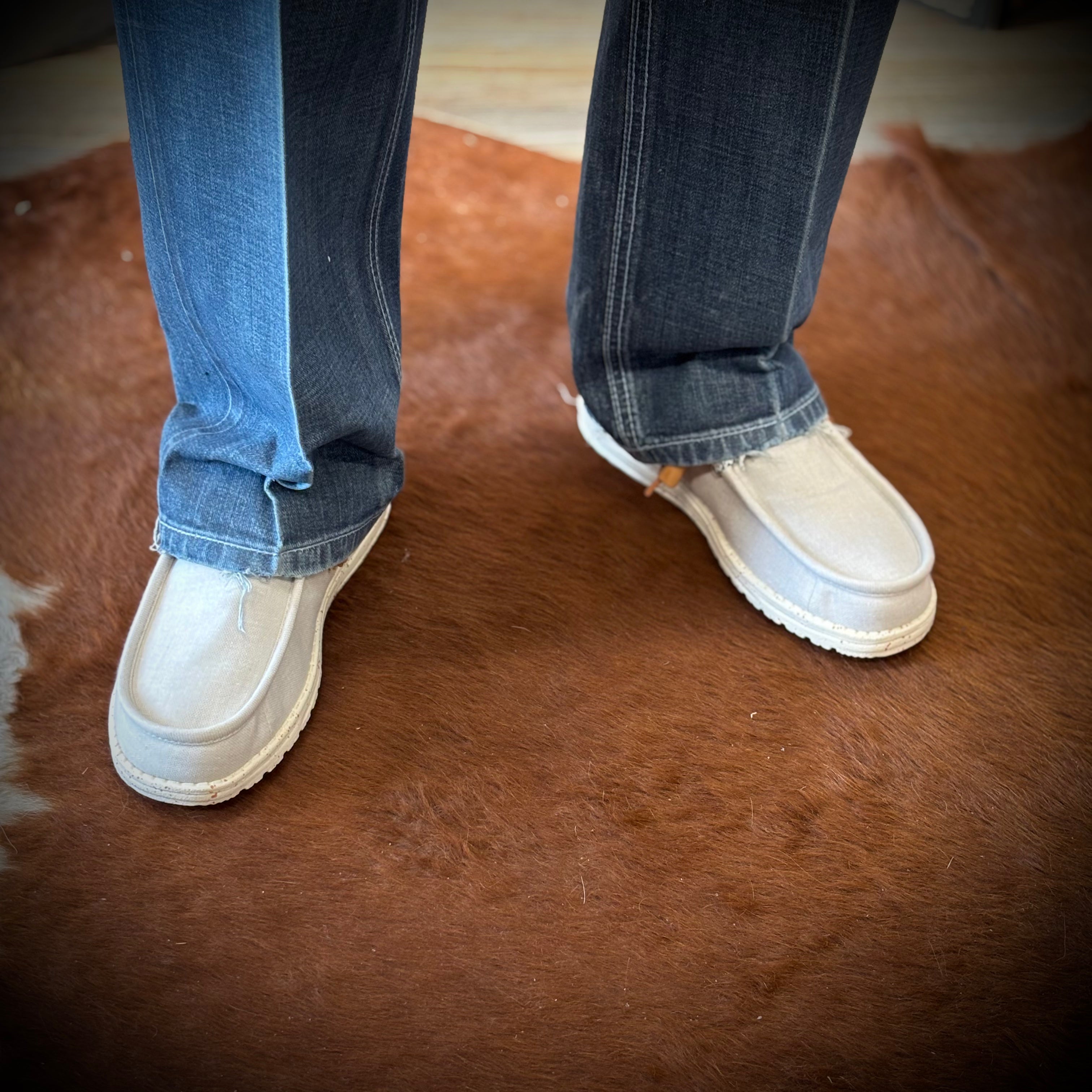 Mens hey dude Wally Funk Baja cream | 40168-13R
