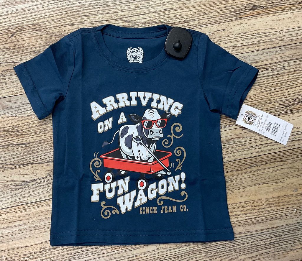 CINCH TODDLER SHORT SLEEVE NAVY TEE | MTK7671093
