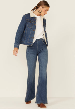 Wrangler Retro Sherpa Denim Jacket | 10LWJ320D