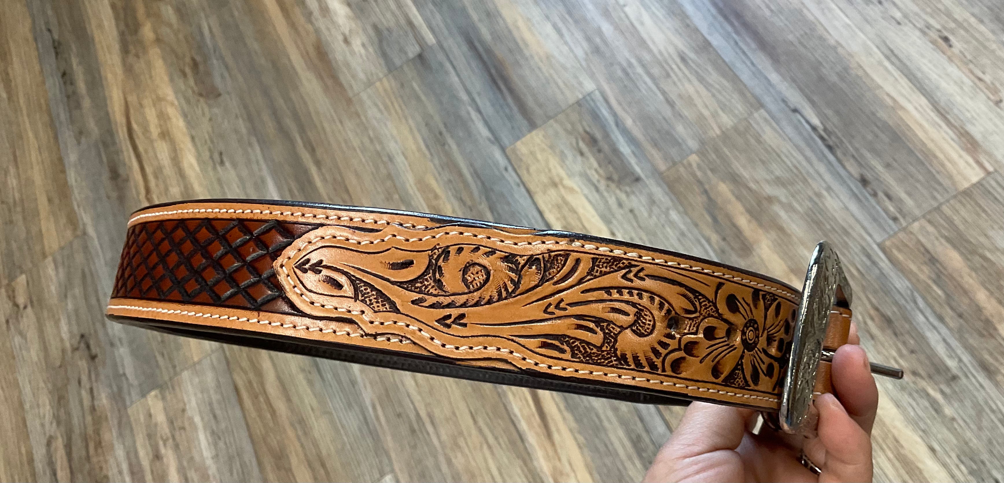 TWISTED X FLORAL BILLET DIAMOND TOOLED | XWB600