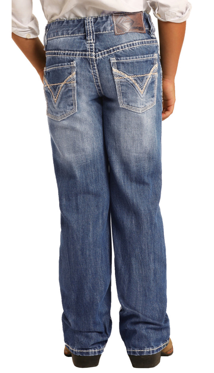 BOY'S ROCK ROLL JEANS (BB-9576)