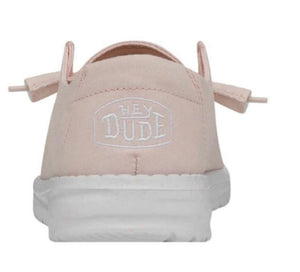 ‘’ISABEL’’Hey Dude Pink Wendy Slub Canvas Woman's Casual Shoes | 40063-680