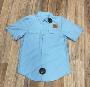 Mens ariat vented outbound fitted short sleeve shirt | 10049018