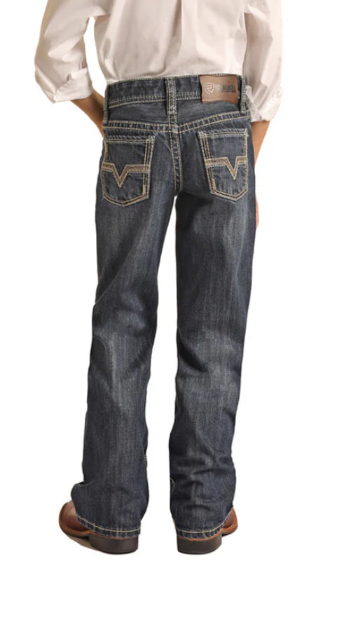 KID'S ROCK&ROLL REGULAR FIT/BOOTCUT JEANS (BB_3573)