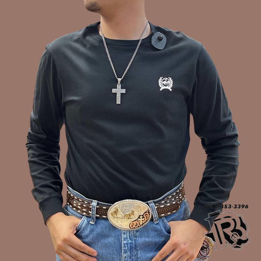 CINCH MENS BLACK TEE | MTK1721011