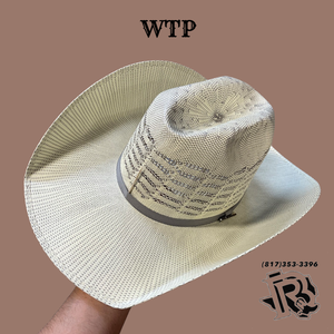 “ Rafael “ | TWISTER BANGORA GREY COWBOY STRAW HAT T71277