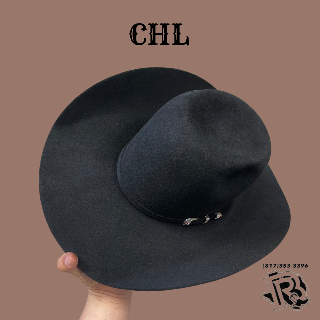 RDR 6X BLACK | MEN WESTERN FELT HAT