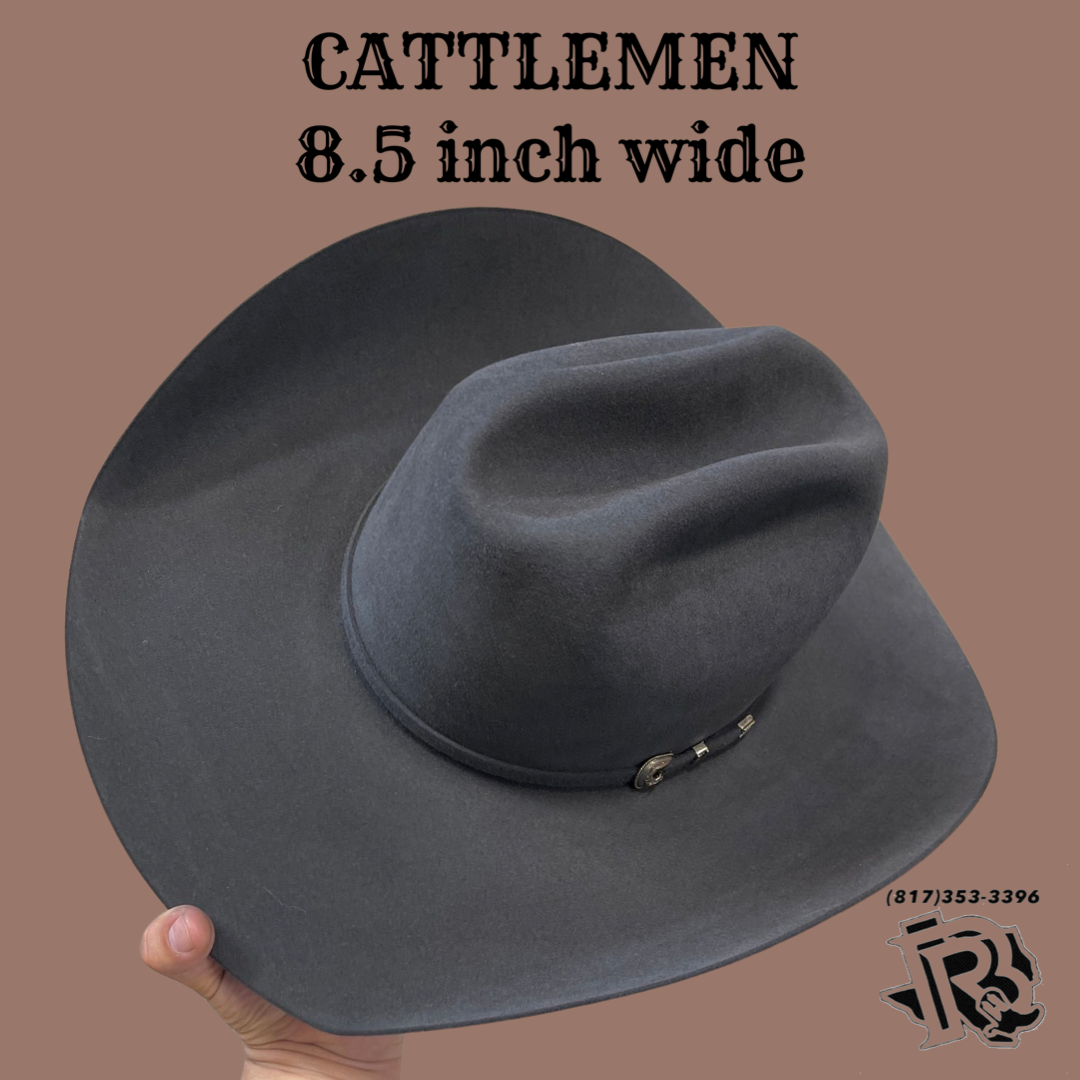 60X CHARCOAL | RODEO KING COWBOY FELT HAT