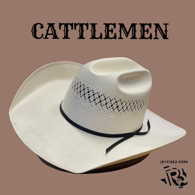 “ AZEL “ | MEN WESTERN COWBOY STRAW HAT 4 1/4 INCH BRIM