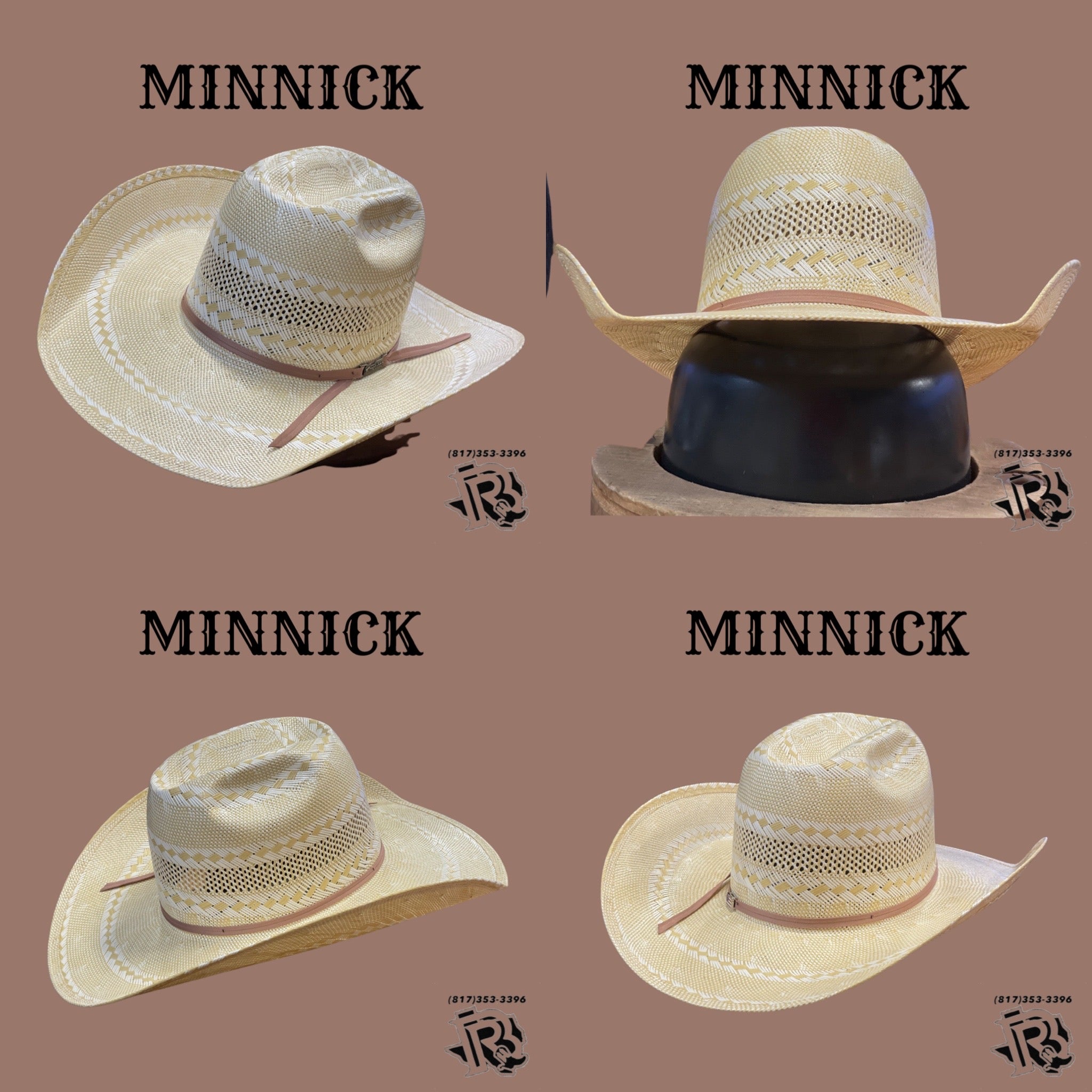 “ 1077 “ | AMERICAN HAT MEN STRAW WESTERN HAT 1077