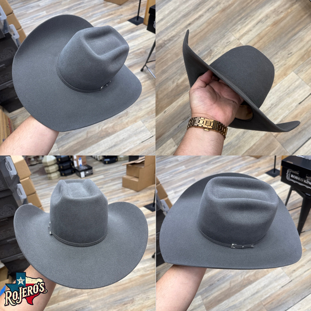 10X SLATE ( Steel ) | RODEO KING FELT COWBOY HAT
