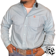 Load image into Gallery viewer, ‘’ROBERT’’ MENS TURQOISE WESTERN SHIRT