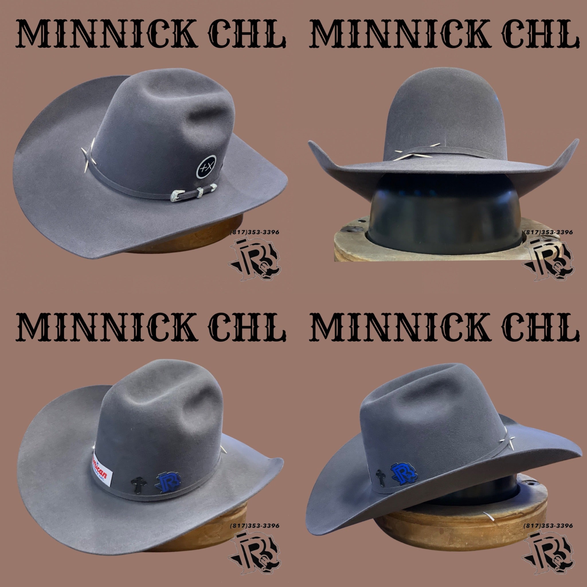 RDR 6X CHARCOAL | MEN WESTERN FELT HAT