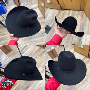 7X BLACK | RODEO KING FELT COWBOY HAT