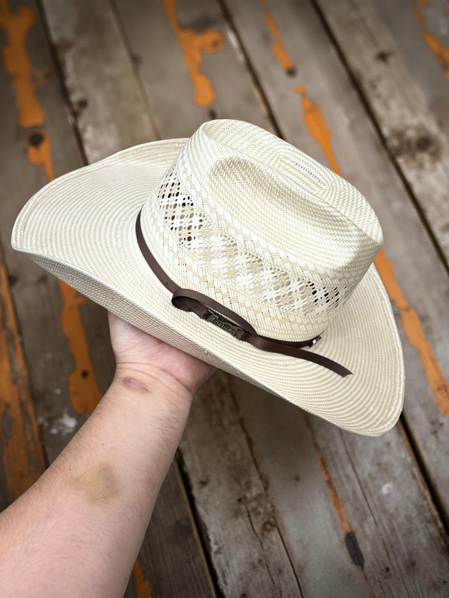 “ 1011 “ | AMERICAN HAT MEN COWBOY STRAW HAT 4 1/4 inch brim