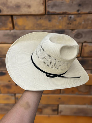 “ CROSS “ | RODEO KING STRAW COWBOY HAT IVORY